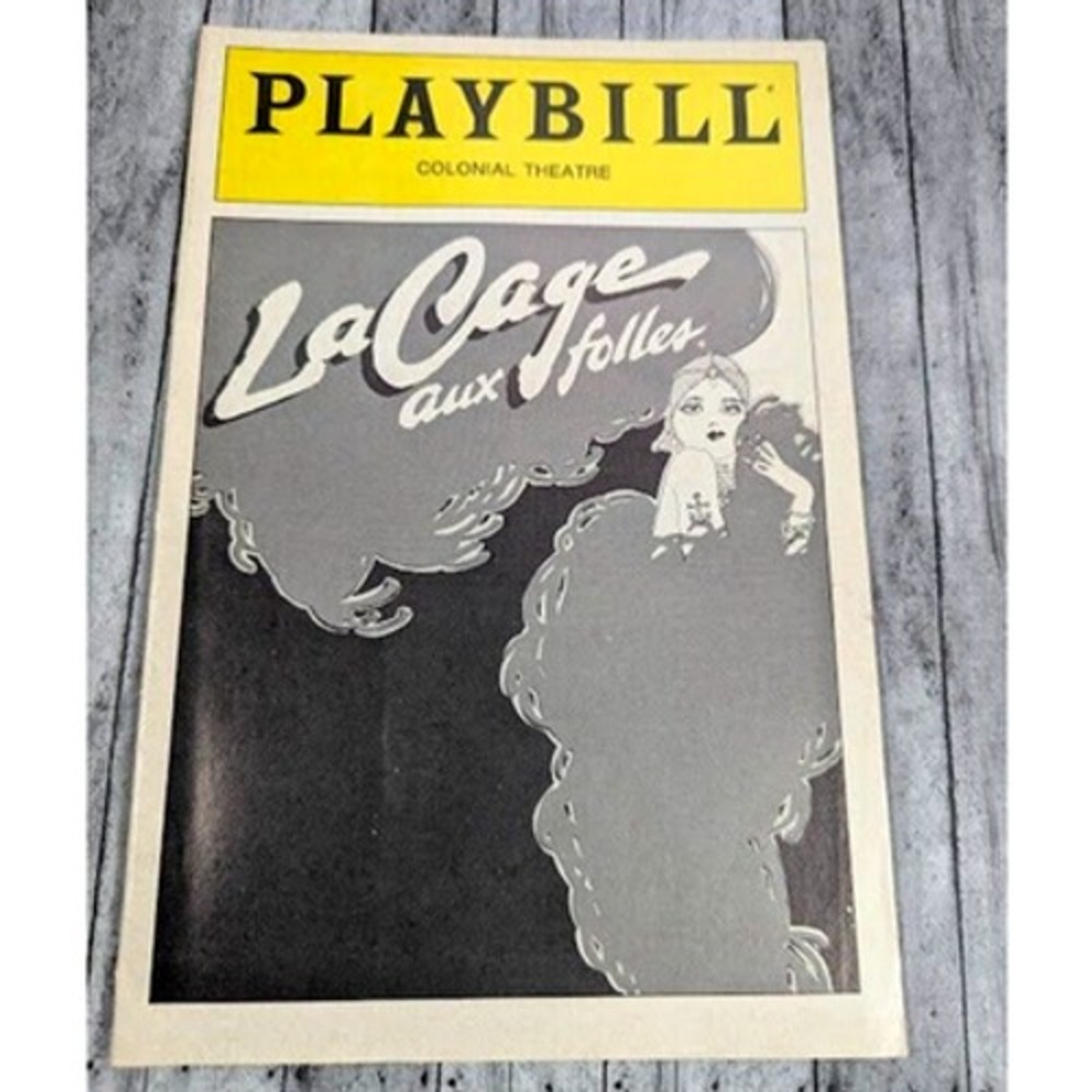 LaCage Aux Folles Playbill Colonial Theatre June 1983 Boston